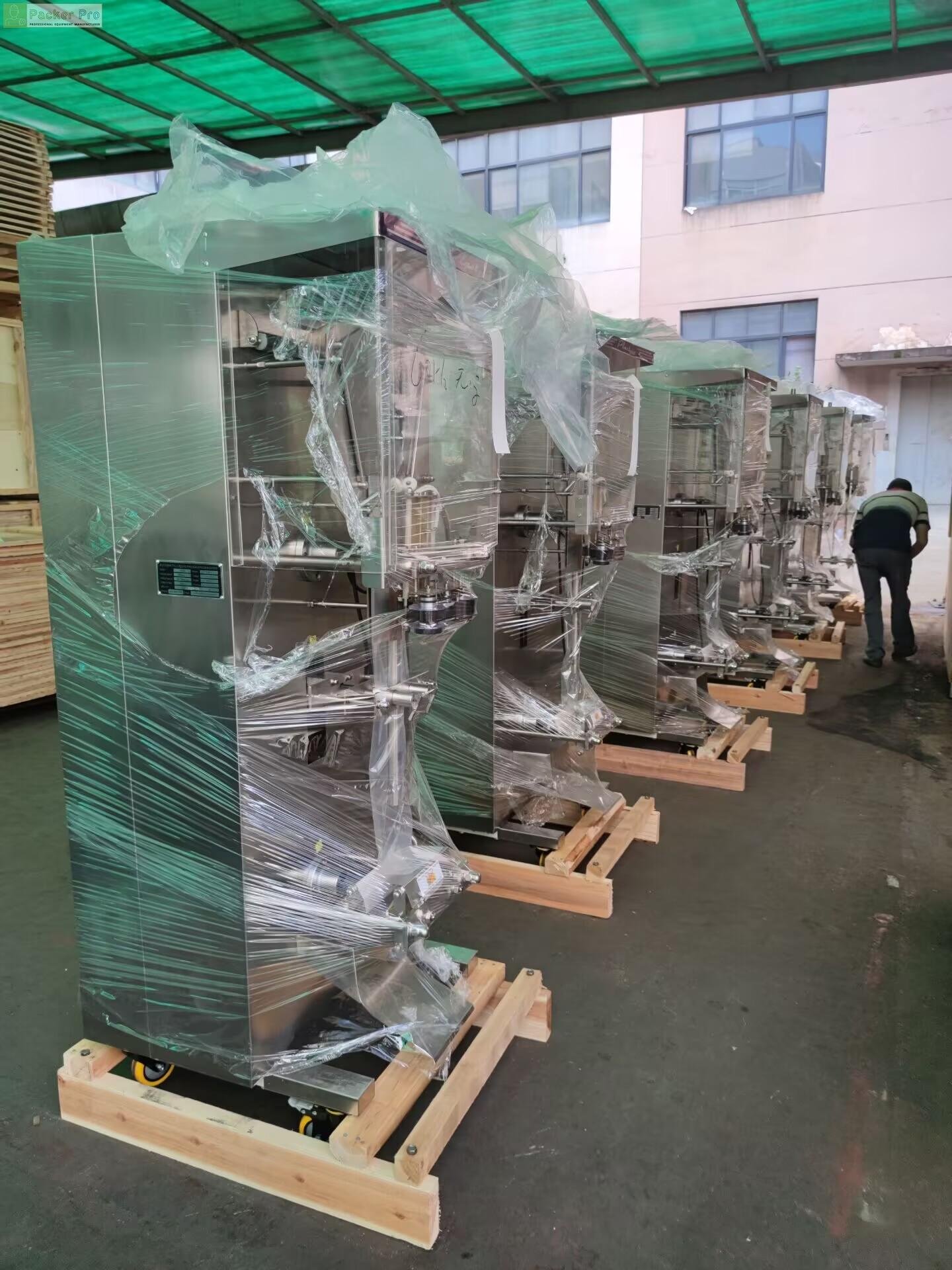 20 sets of sachet water packing machine exported to Guatemala