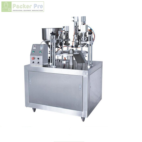 Automatic tube filling and sealing machine